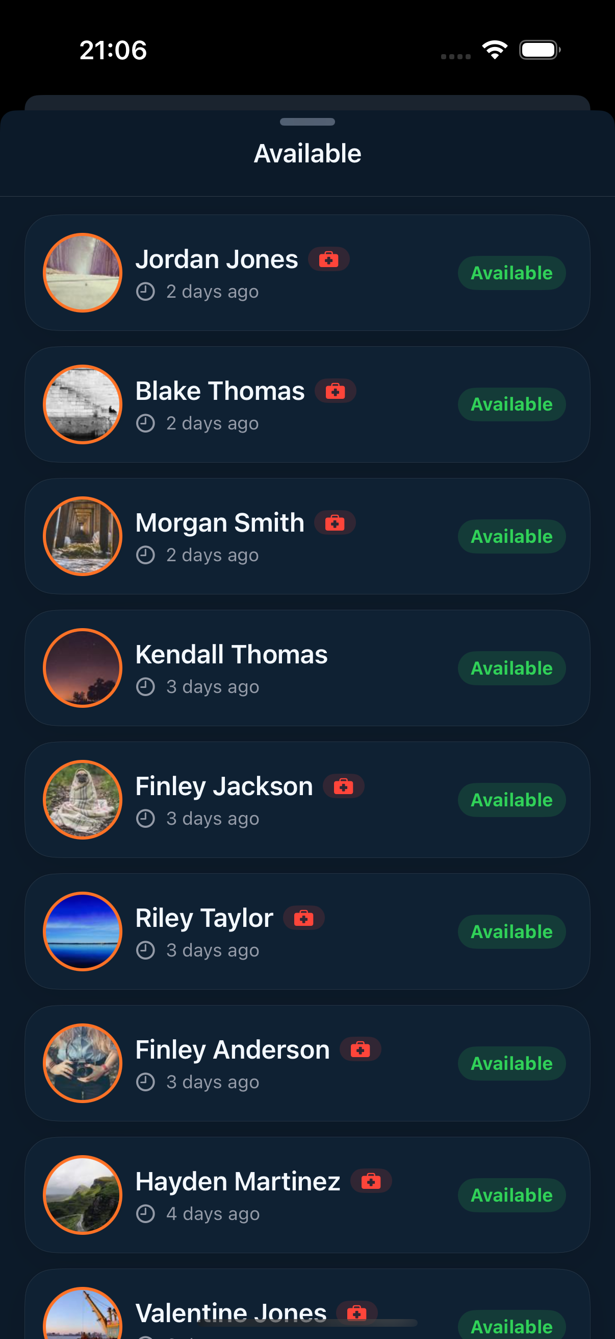 SAResponder App - Crew Status